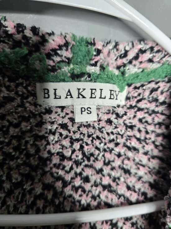 Maximalist Dopamine Green Pink Leopard Oversized Fuzzy Sweater - Picture 4 of 12